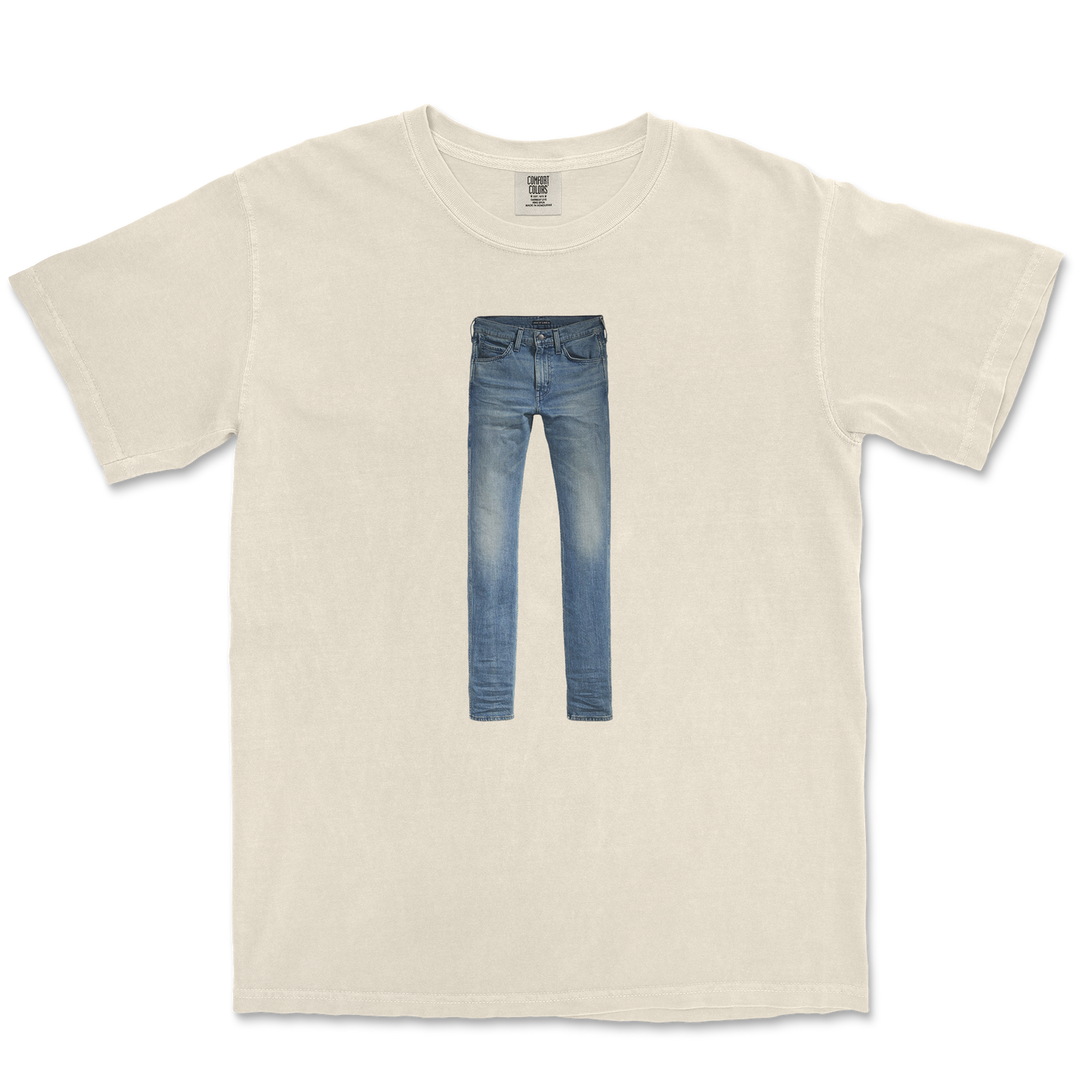 Comfort Colors T-Shirt Pants in Ivory