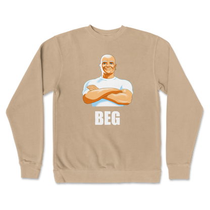 Independent Clothing Co. Crew Neck Beg in Sandstone