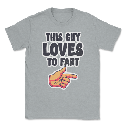 The Nice Shirt T-Shirt Who Farted  in Sport-Grey