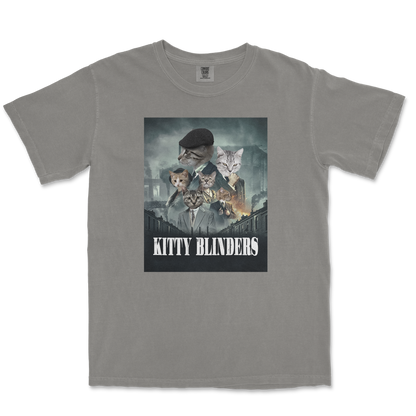 Comfort Colors T-Shirt Kitty Blinders in Grey