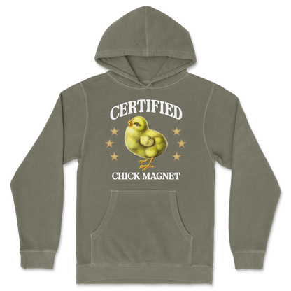 Independent Clothing Co. Hoodie Chick Magnet in Olive