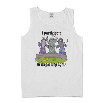 Comfort Colors Tank Top Wizard Activities  in White