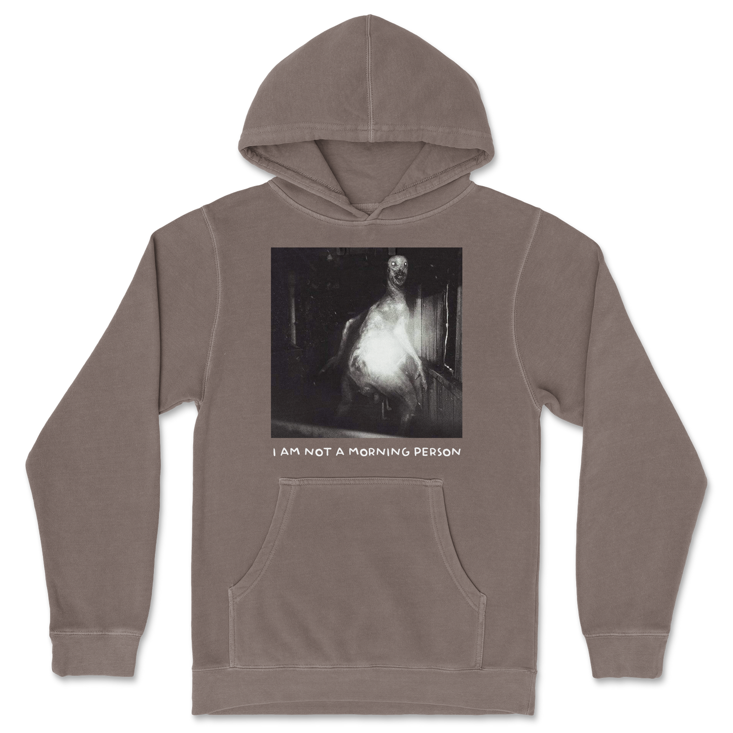 Independent Clothing Co. Hoodie Not A Morning Person in Clay