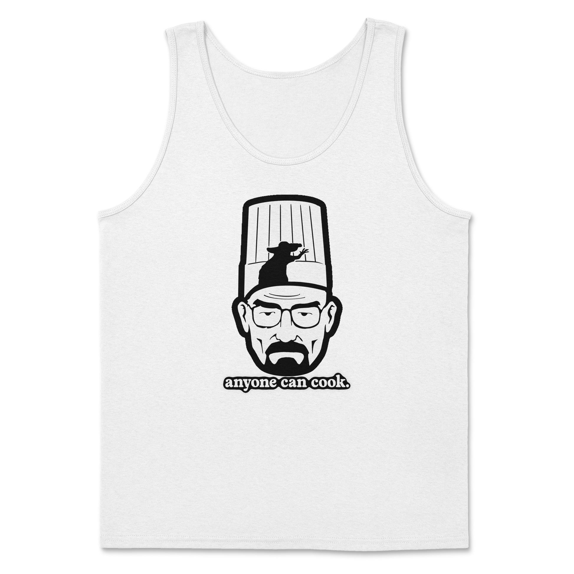 Heavy Blend Tank Top Everyone Can Cook in White