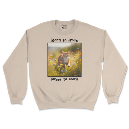 Gildan SoftStyle Crew Neck Born to Frolic  in Sand