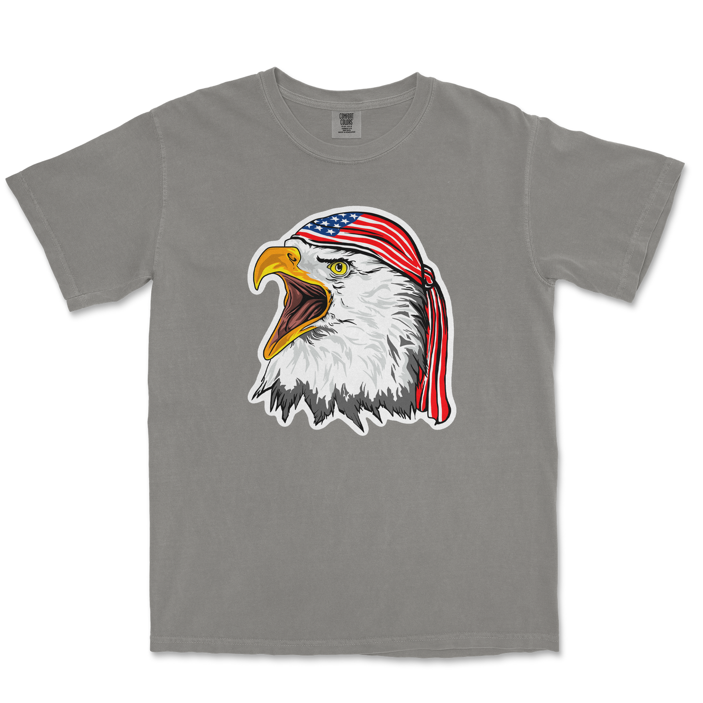 Comfort Colors T-Shirt Freedom Eagle in Grey