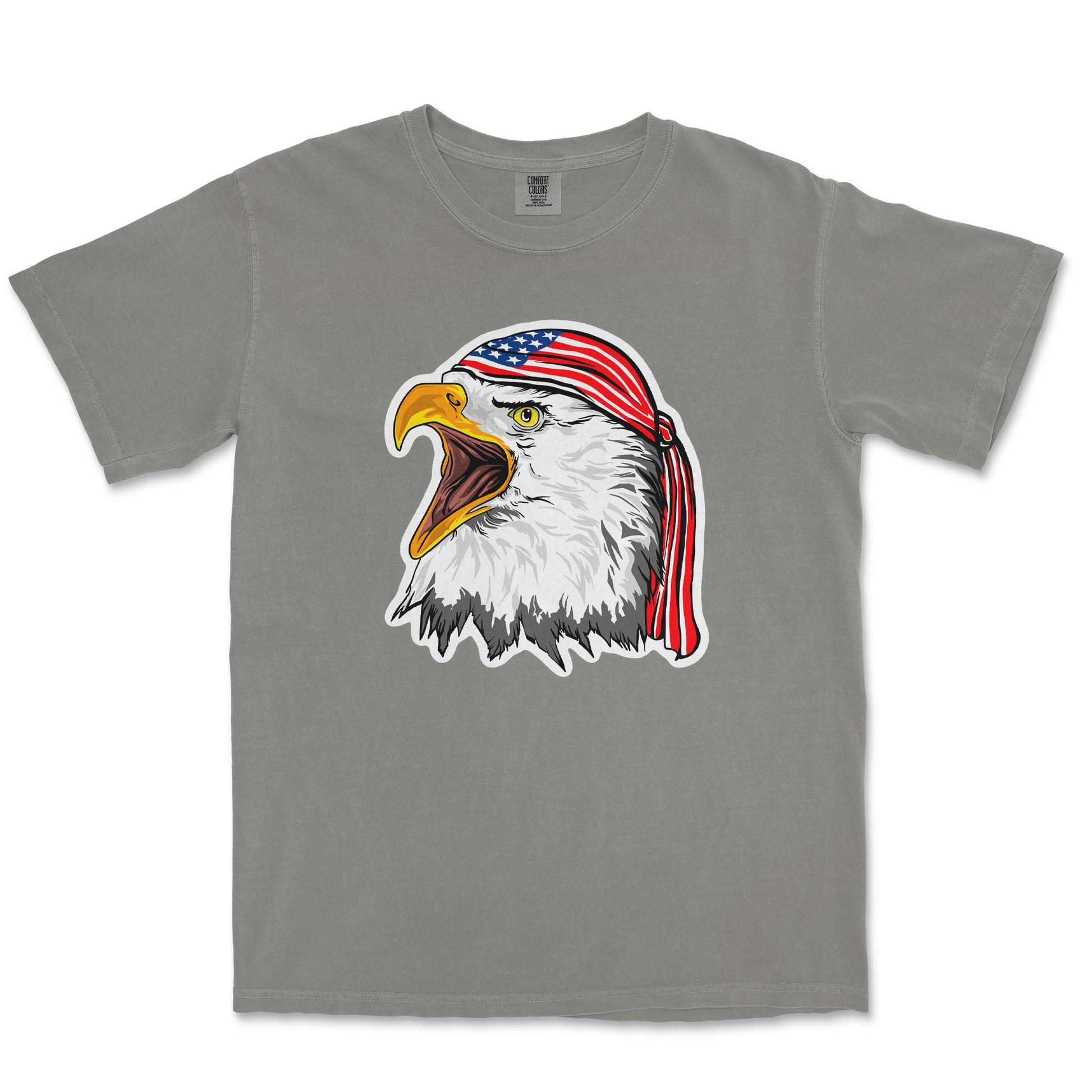 Comfort Colors T-Shirt Freedom Eagle in Grey