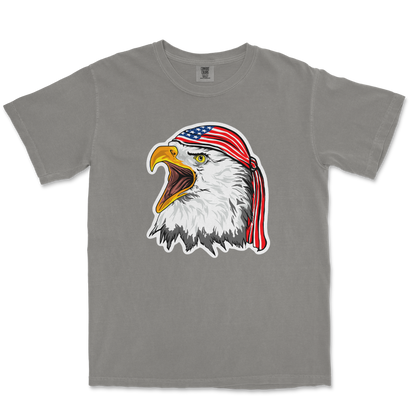 Comfort Colors T-Shirt Freedom Eagle in Grey