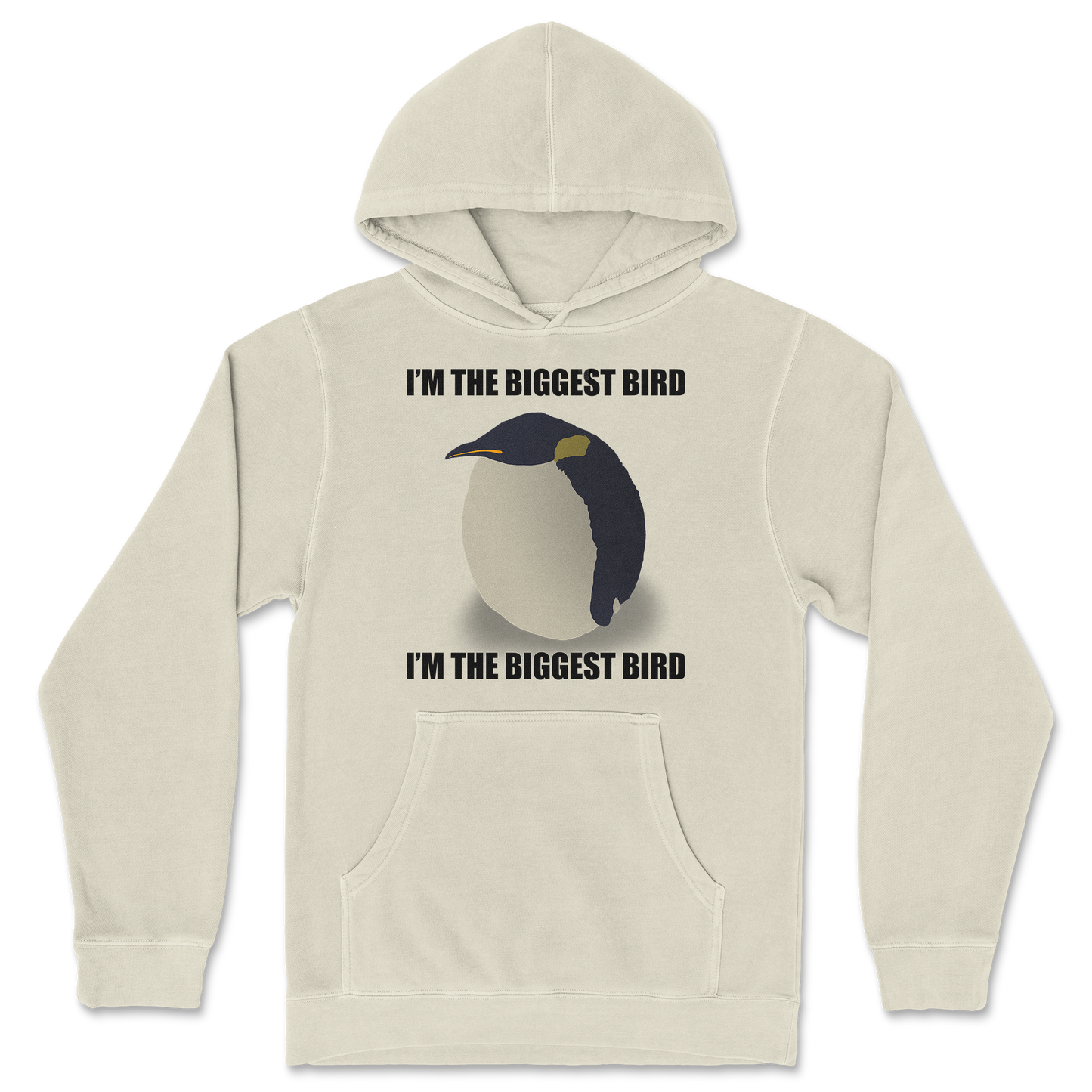 Independent Clothing Co. Hoodie I Am The Biggets Bird in Ivory