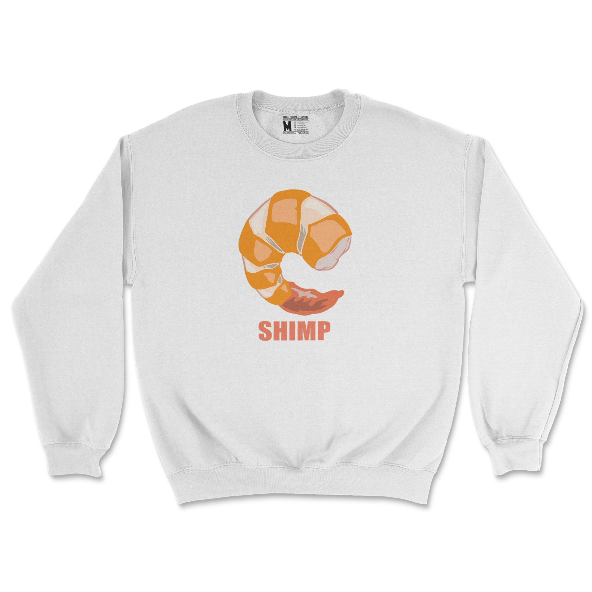 Gildan SoftStyle Crew Neck Shimp in White