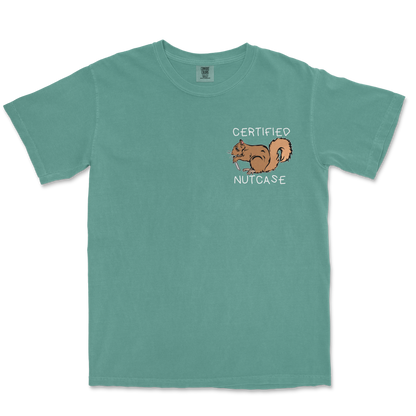 Comfort Colors T-Shirt Nutcase  in Light-Green