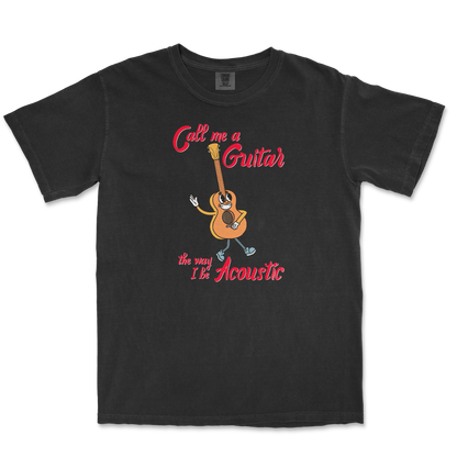 Comfort Colors T-Shirt I Do Be Acoustic  in Black