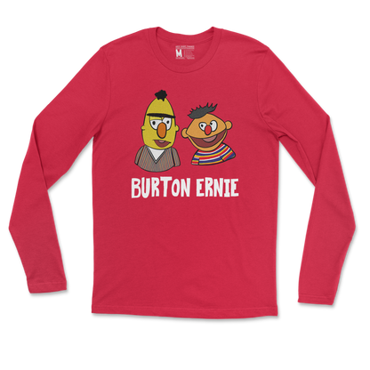 Gildan SoftStyle Long Sleeve Burton Ernie in Red