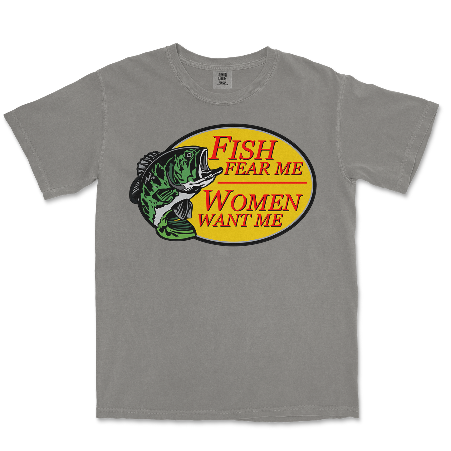 Comfort Colors T-Shirt For The Fishermen in Grey