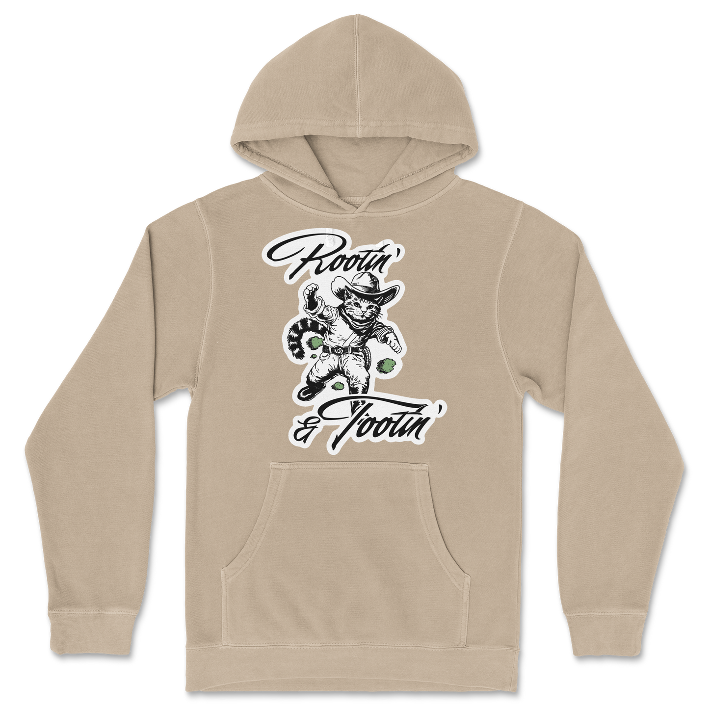 Independent Clothing Co. Hoodie Rootin Tootin  in Sandstone