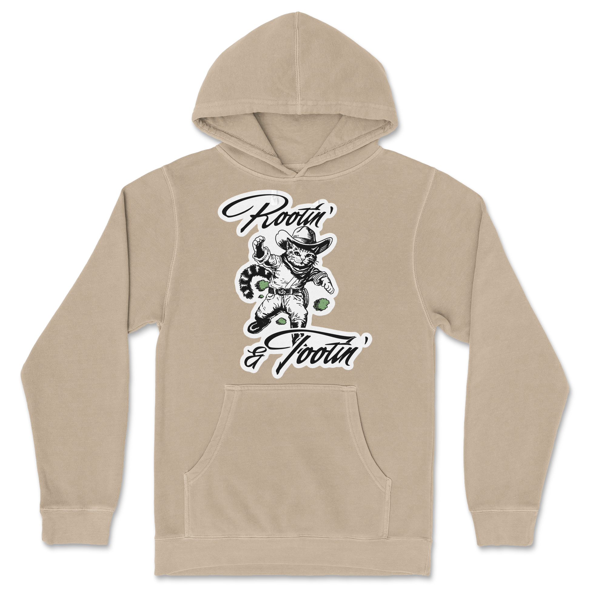 Independent Clothing Co. Hoodie Rootin Tootin  in Sandstone