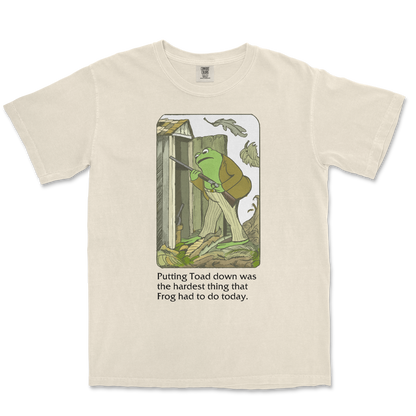 Comfort Colors T-Shirt Frog and Toad  in Ivory