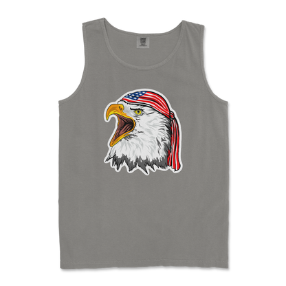 Comfort Colors Tank Top Freedom Eagle in Grey