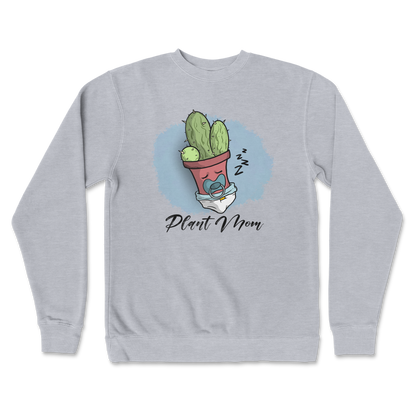 Independent Clothing Co. Crew Neck Plant Mom 2 in GreyHeather