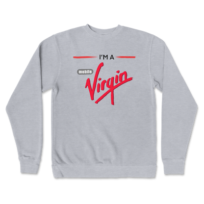 Independent Clothing Co. Crew Neck Mobile Virgin in GreyHeather