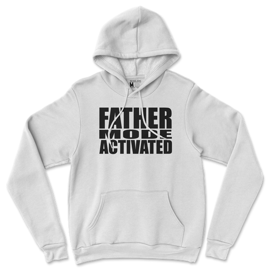 Gildan SoftStyle Hoodie Father Mode Activated in White