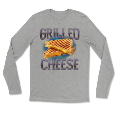 The Nice Shirt Long Sleeve Grilled Cheese  in Grey-Heather