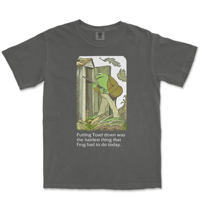 Comfort Colors T-Shirt Frog and Toad  in Pepper