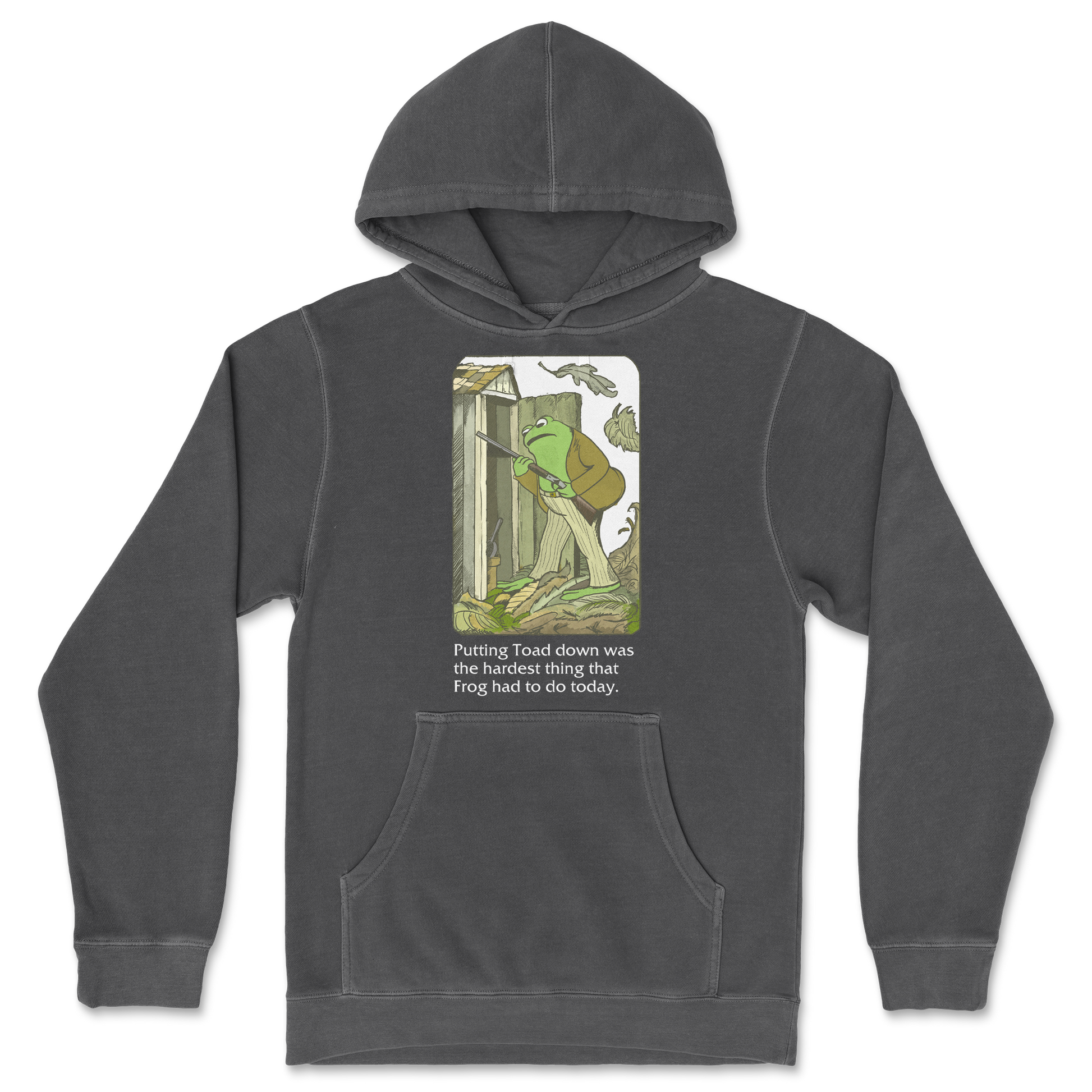 Independent Clothing Co. Hoodie Frog and Toad  in Black