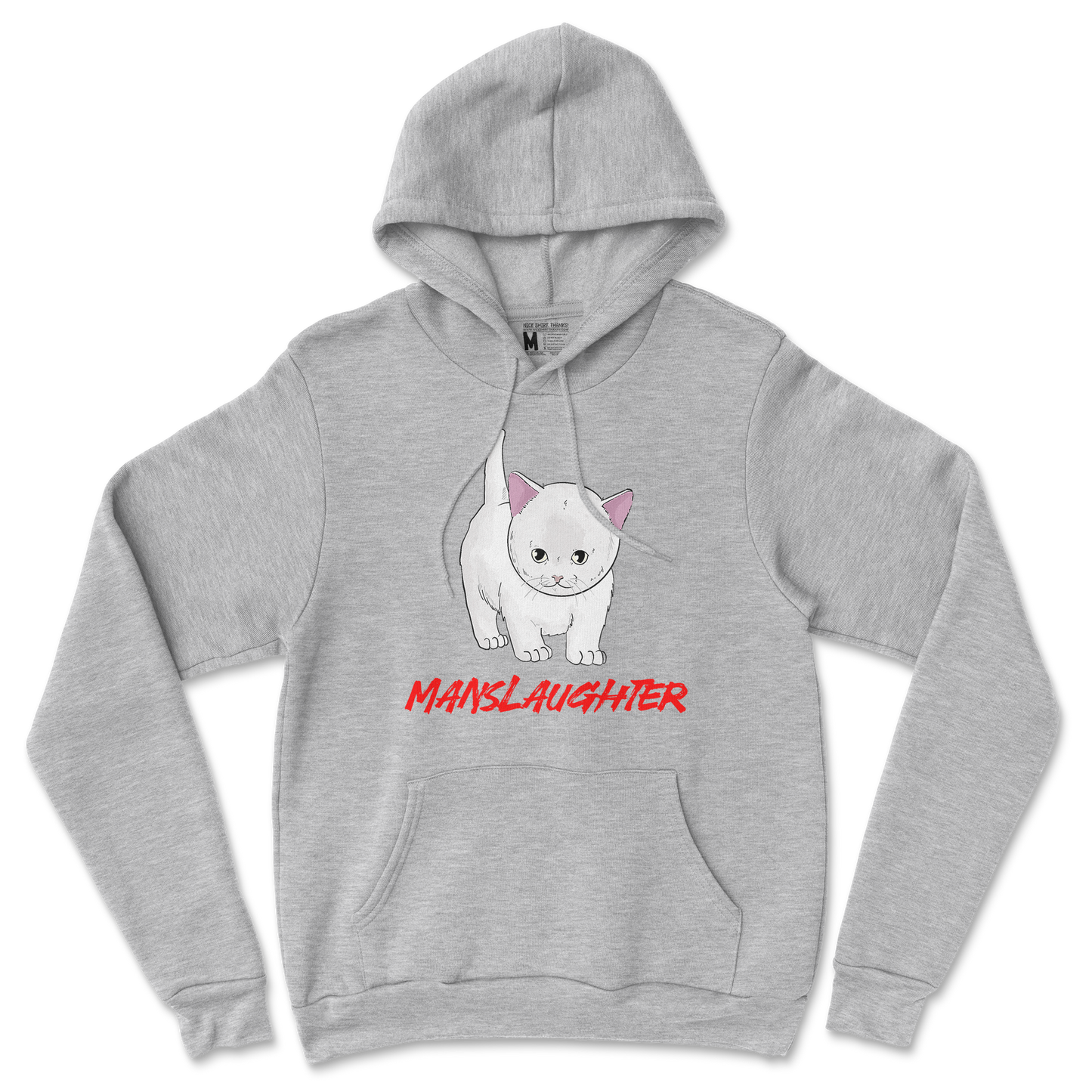 Gildan SoftStyle Hoodie Manslaughter in Sports Grey