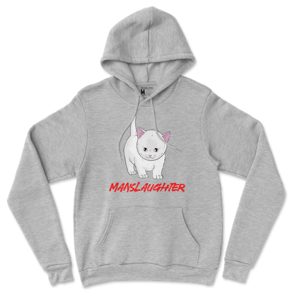 Gildan SoftStyle Hoodie Manslaughter in Sports Grey