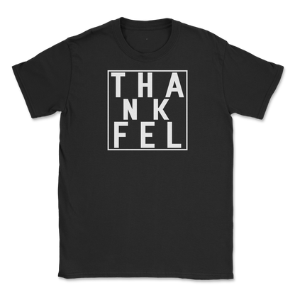 Gildan SoftStyle T-Shirt THANKFEL in Black