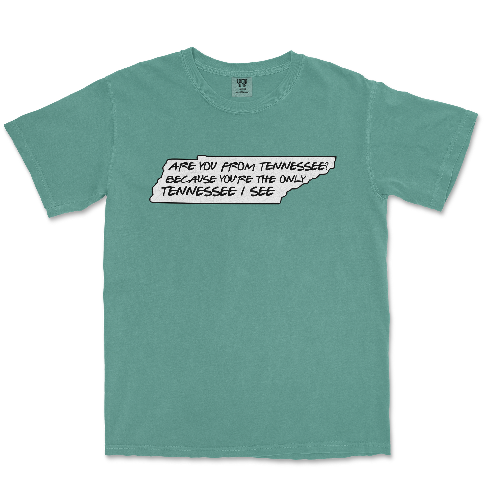 Comfort Colors T-Shirt Tennessee in LightGreen