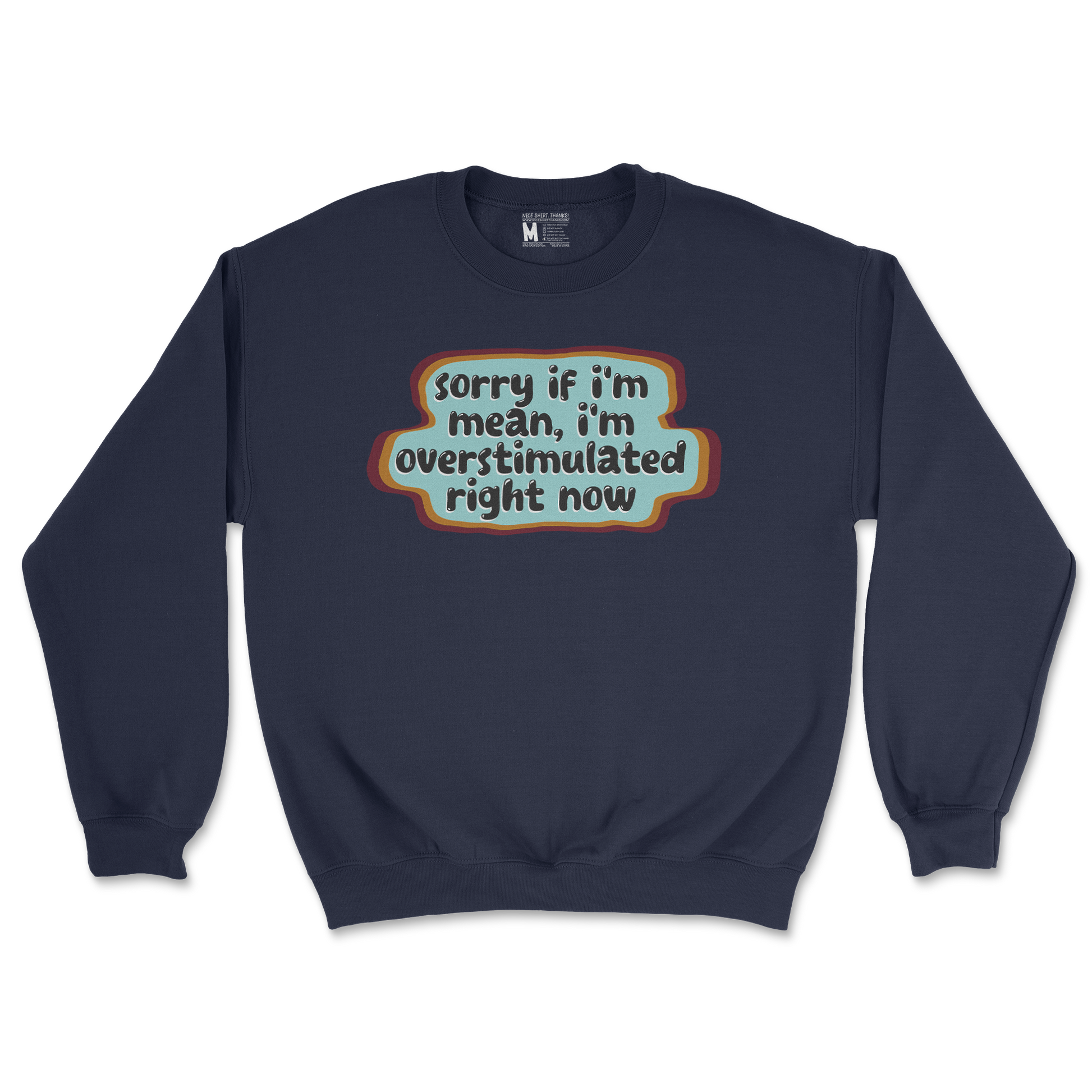 Gildan SoftStyle Crew Neck in Navy