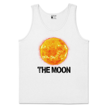 Heavy Blend Tank Top the moon in White