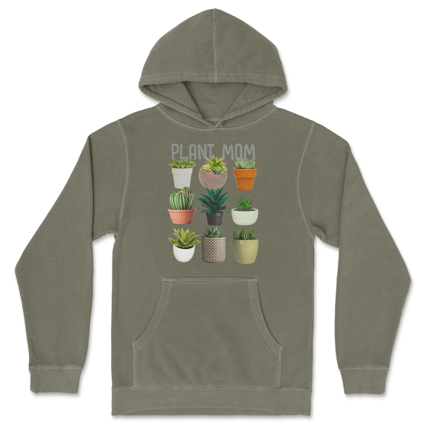 Independent Clothing Co. Hoodie Plant Mom in Olive