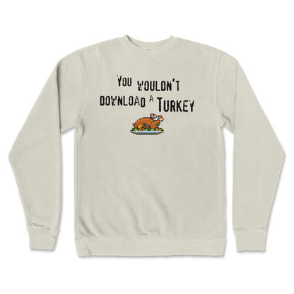 Independent Clothing Co. Crew Neck Downloadable Turkey  in Bone