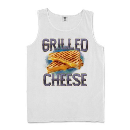 Comfort Colors Tank Top Grilled Cheese  in White