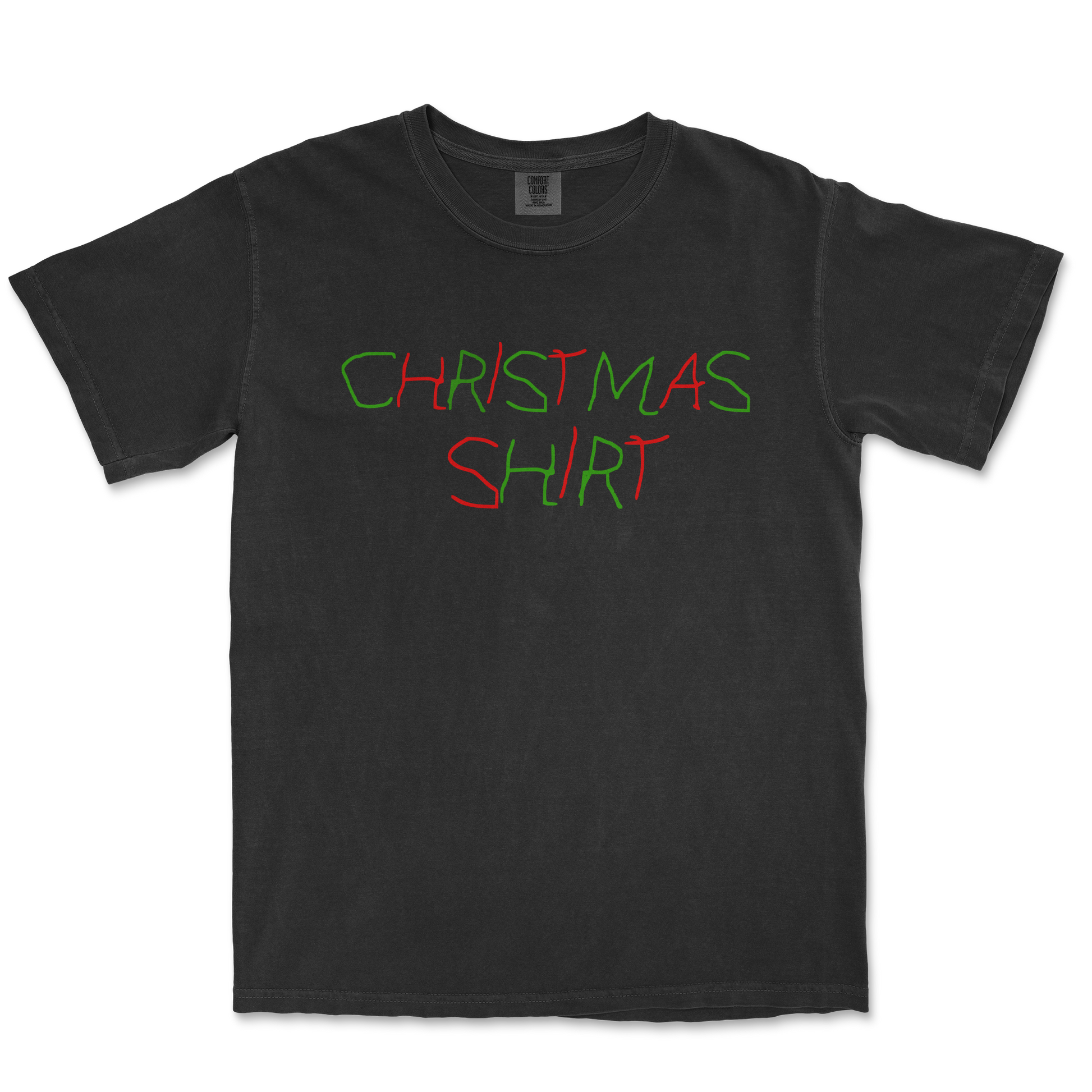 Comfort Colors T-Shirt Christmas Shirt in Black