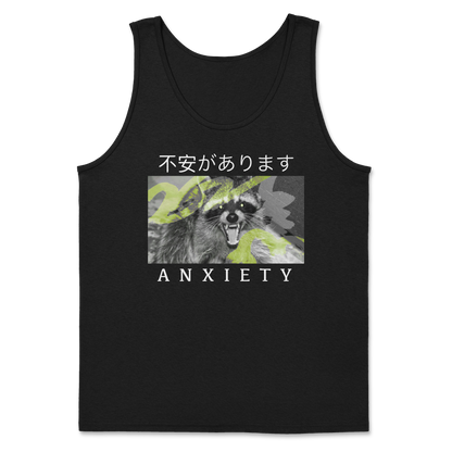 Heavy Blend Tank Top Anxiety in Black