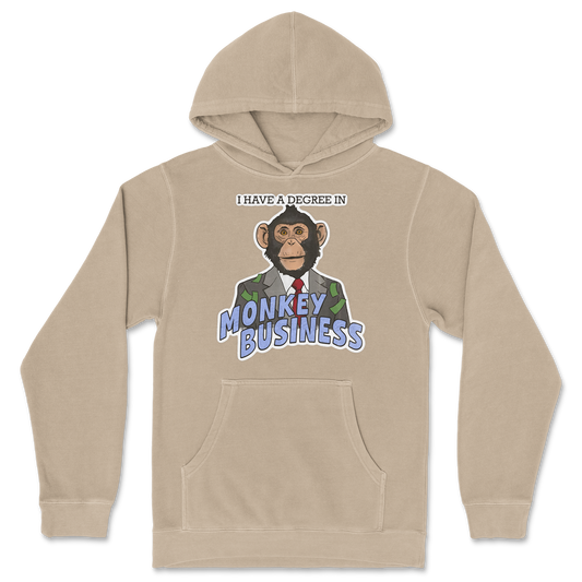 Independent Clothing Co. Hoodie Monkey Business in Sandstone