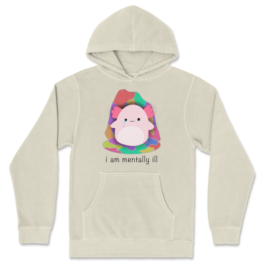 Independent Clothing Co. Hoodie Mentally Ill and Squishy in Ivory