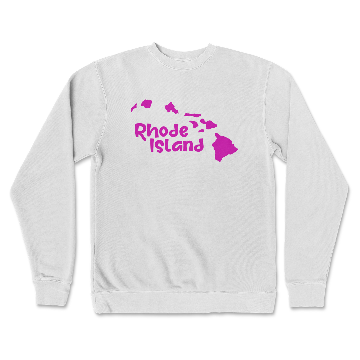 Independent Clothing Co. Crew Neck Rhode Island in White