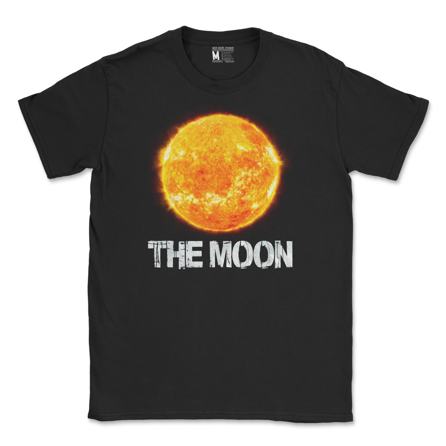 Heavy Blend T-Shirt the moon in Black