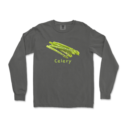 Comfort Colors Long Sleeve Celery in Pepper