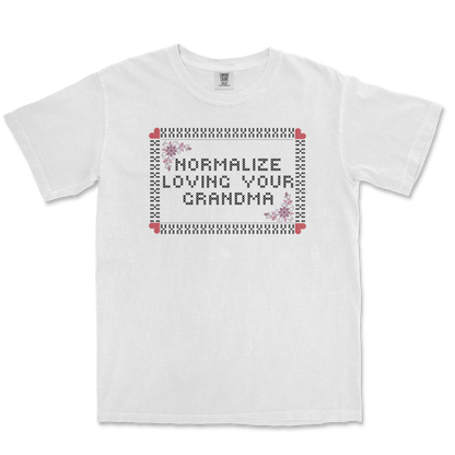 Comfort Colors T-Shirt Cross Stitch in White