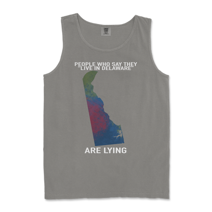 Comfort Colors Tank Top Delaware Doesnt Exist in Grey