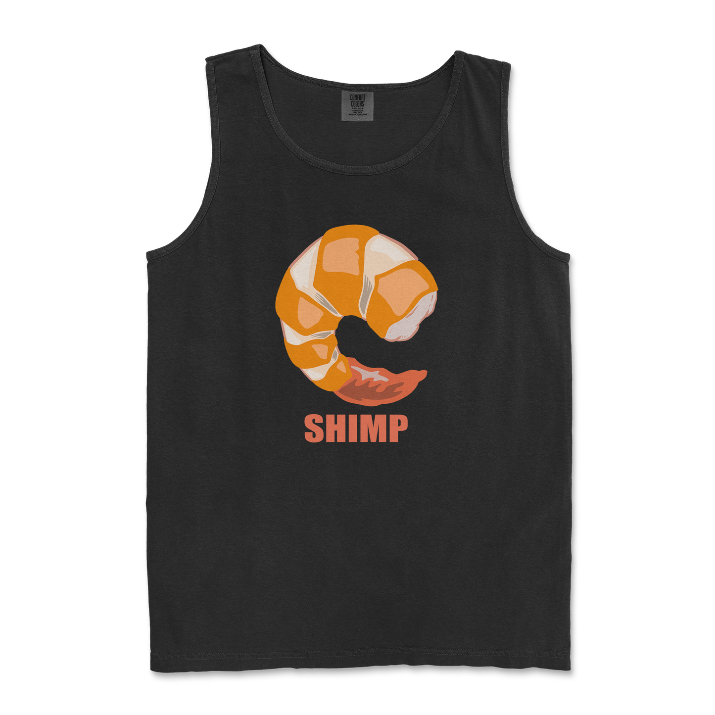 Comfort Colors Tank Top Shimp in Black