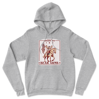 Heavy Blend Hoodie Right to Bear Arms in Grey Heather