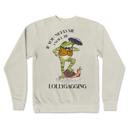 Independent Clothing Co. Crew Neck Lollygagging  in Bone