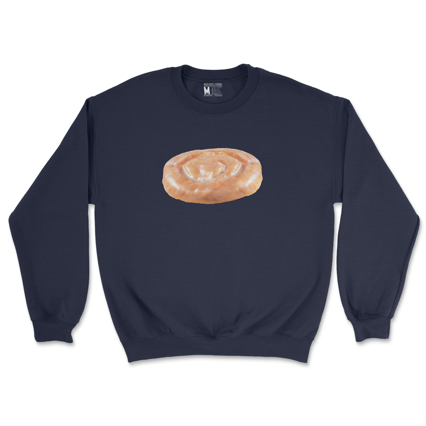 Gildan SoftStyle Crew Neck Honey Bun in Navy